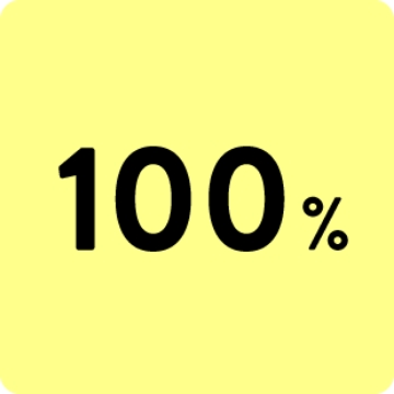 100％